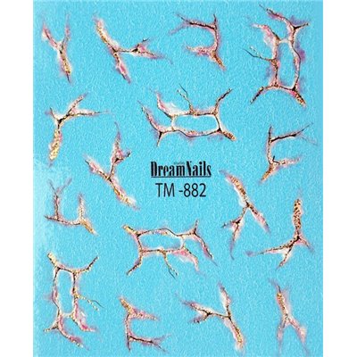 Αυτοκόλλητα Νερού DN - Tm & F 882 Gold