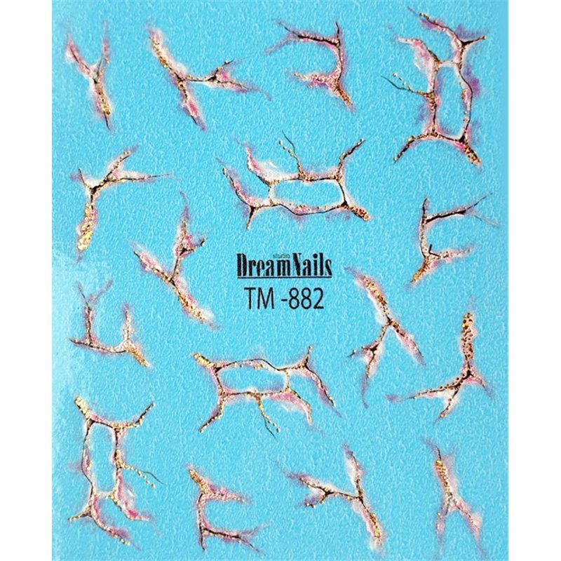 Αυτοκόλλητα Νερού DN - Tm & F 882 Gold