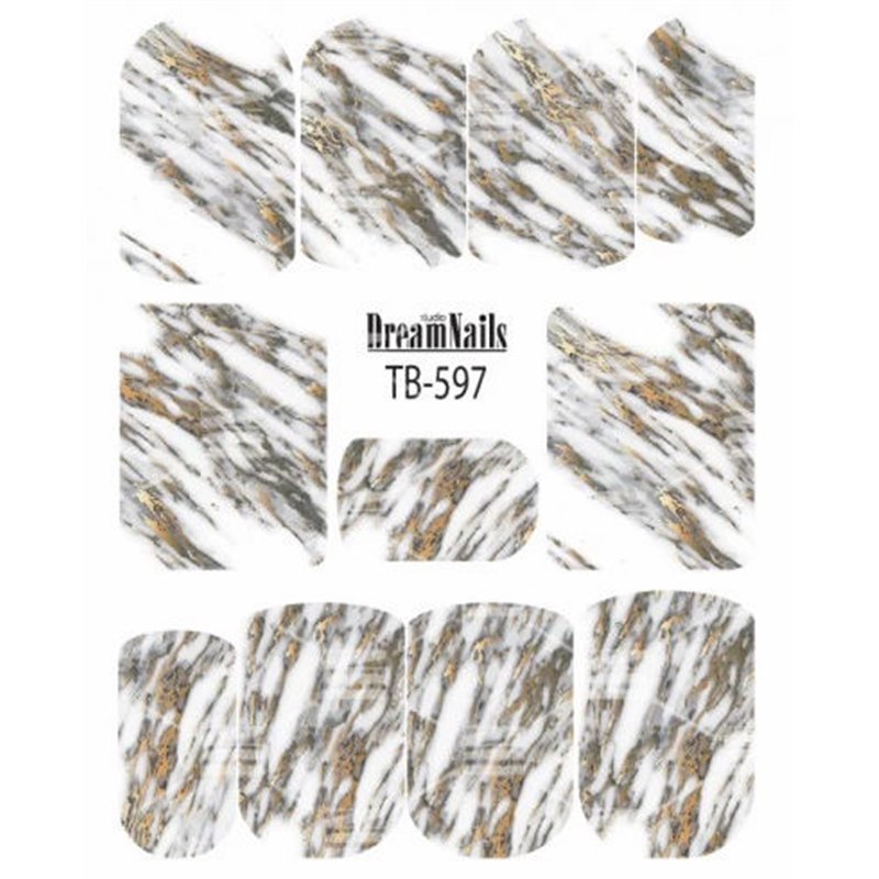 Αυτοκόλλητα Νερού DN - Tb & F 597 Gold