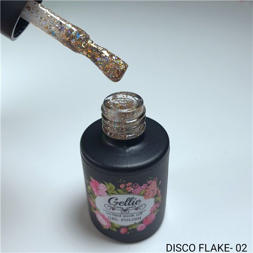 Ημιμόνιμο Βερνίκι Gellie Disco Flakes 2