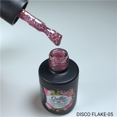 Ημιμόνιμο Βερνίκι Gellie Disco Flakes 5