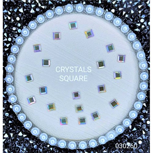 Crystals Square 20Pcs