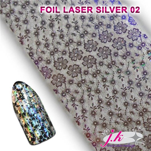 Laser Silver Foil 02