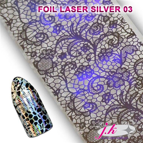 Laser Silver Foil 03