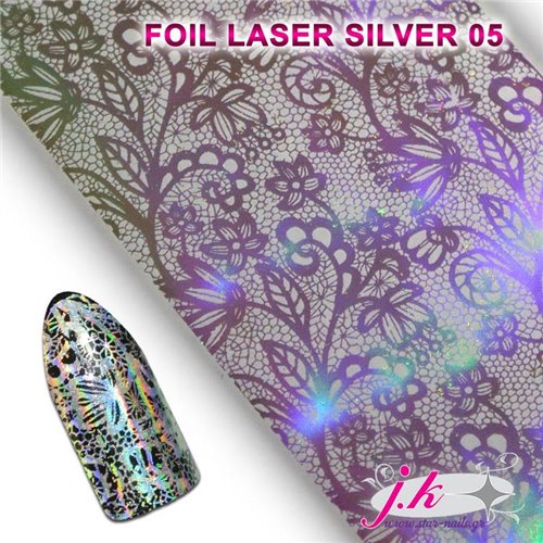 Laser Silver Foil 05
