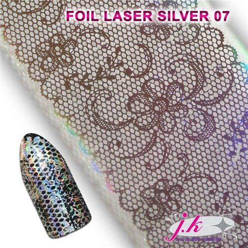 Laser Silver Foil 07