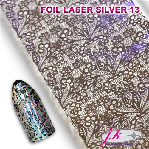 Laser Silver Foil 13