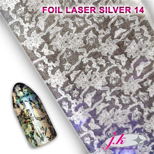 Laser Silver Foil 14