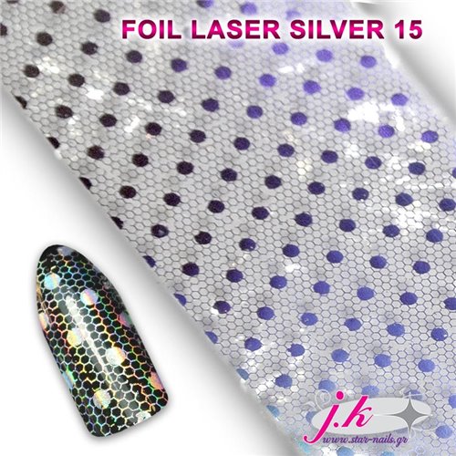 Laser Silver Foil 15