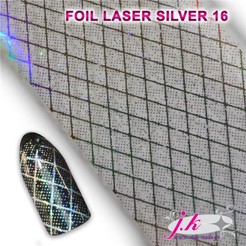 Laser Silver Foil 16
