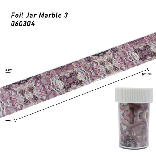 FOIL JAR MARBLE 03