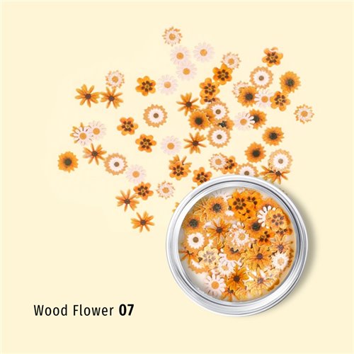 3D WOOD FLOWERS 07