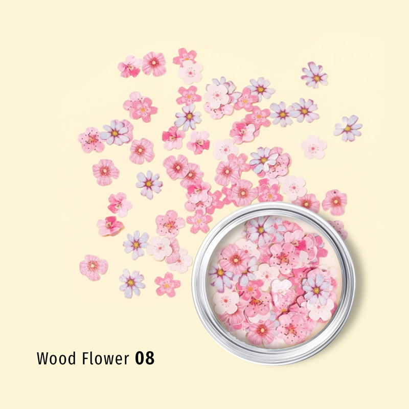 3D WOOD FLOWERS 08