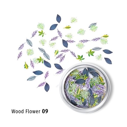 3D WOOD FLOWER 09
