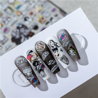 Αυτοκόλλητα Νυχιών TS 1614