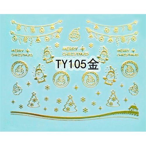Αυτοκόλλητα Ty 105 Gold