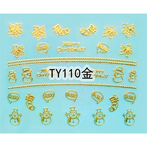 Αυτοκόλλητα Ty 110 Gold