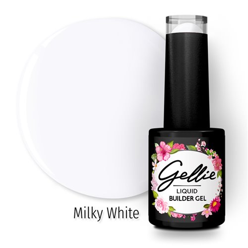 Gellie Liquid Builder Gel - Milky White