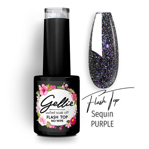 Ημιμόνιμο Gellie Flash Top Sequin - Purple