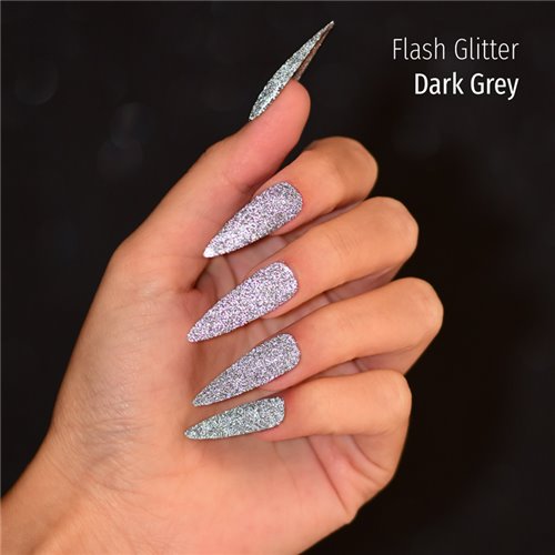 Flash Glitter - Dark Grey