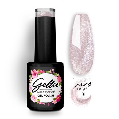 Ημιμόνιμο Βερνίκι Gellie Luna Cat Eye 01