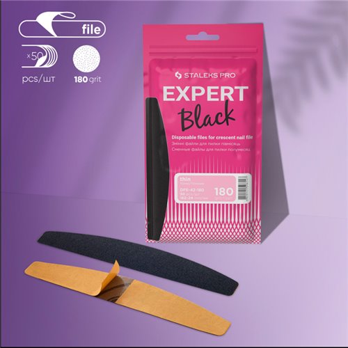 Staleks Refill Pads for Crescent Nail File Pro Expert 42 - Thin- 180 Grit
