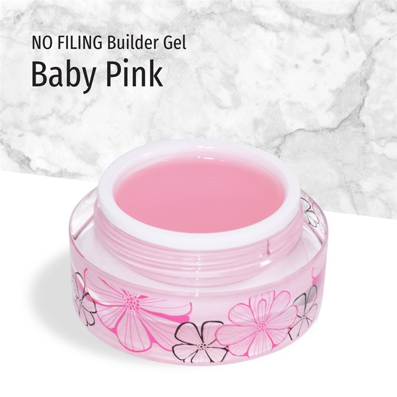 JK No Filing Builder Gel - Baby Pink