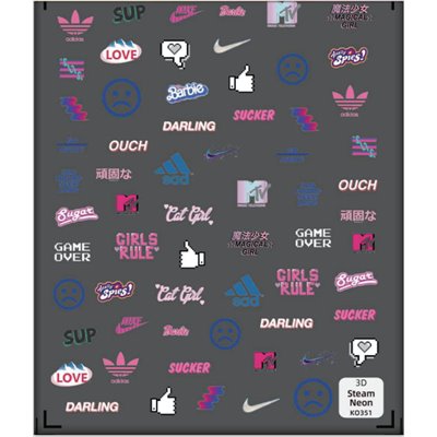 Αυτοκόλλητα Νυχιών KO 351