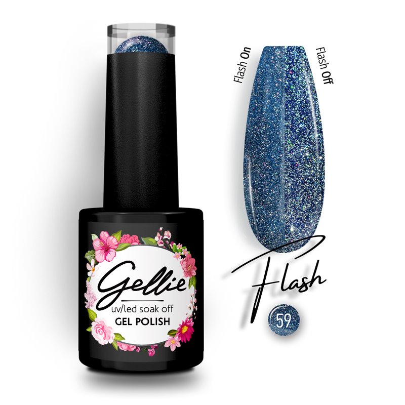 Ημιμόνιμο Βερνίκι Gellie Flash 59