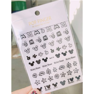 Αυτοκόλλητα Νυχιών MD018