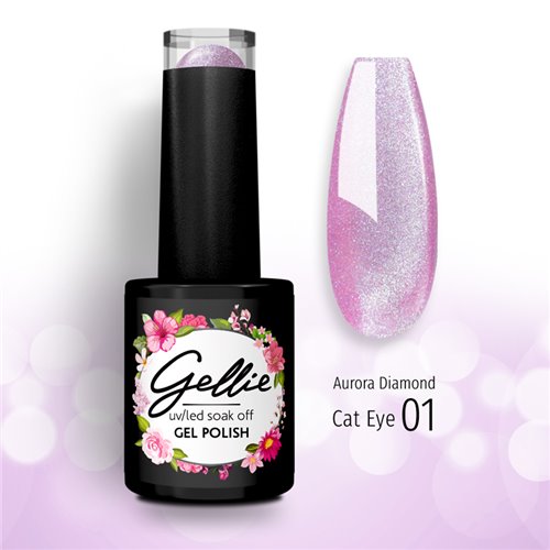 Ημιμόνιμο Βερνίκι Aurora Diamond Cat Eye 01