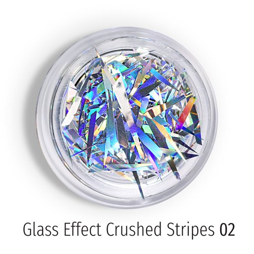 Glass Effect Crushed Stripes 2