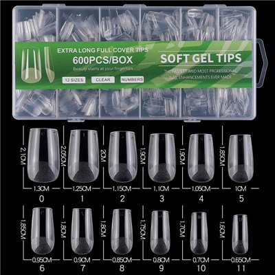 Tip 132 - Soft Gel Tips - Medium Square