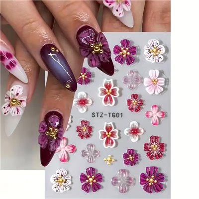 Αυτοκόλλητα Νυχιών - STZ-TG01