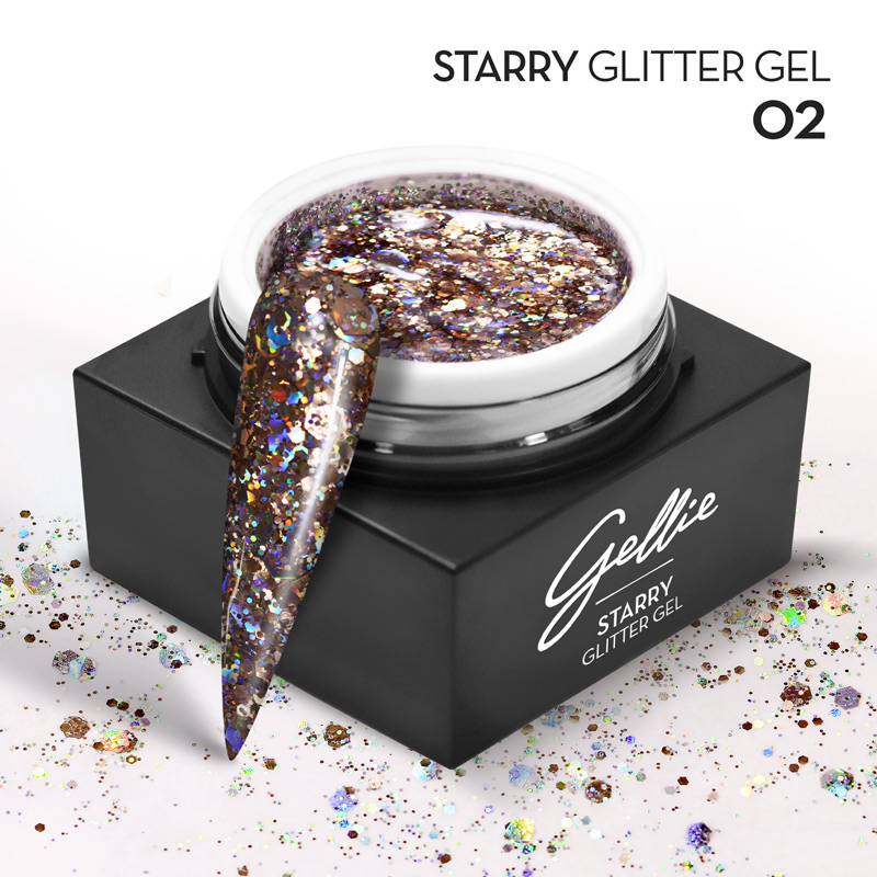 Gellie Starry Glitter Gel 02