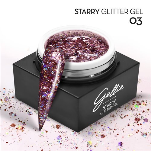 Gellie Starry Glitter Gel 03