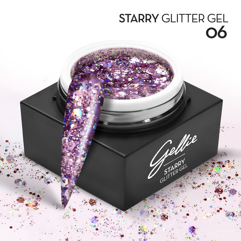 Gellie Starry Glitter Gel 06