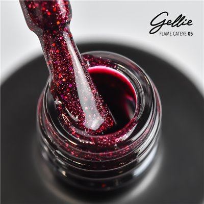 Ημιμόνιμο Βερνίκι Gellie Flame Cat Eye 05