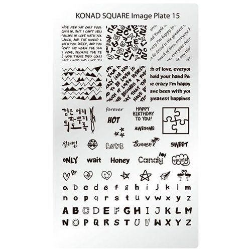 KONAD Square Image Plate 15