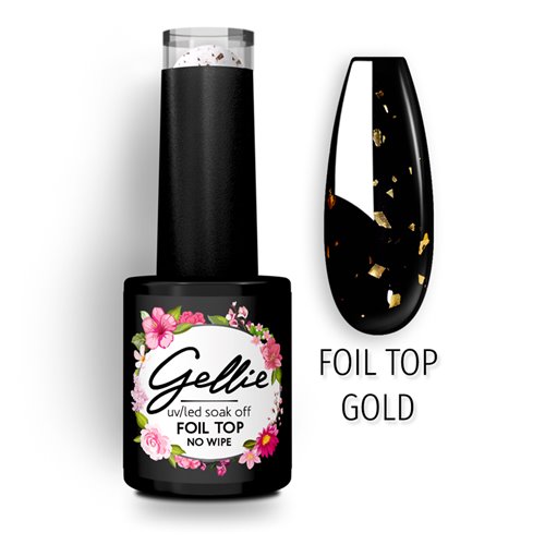 Ημιμόνιμο Gellie Foil Top Gold