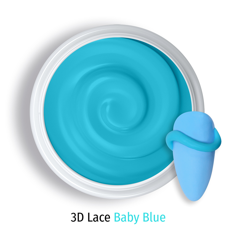 3D LACE BABY BLUE