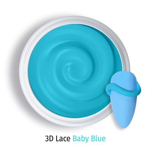 3D LACE BABY BLUE