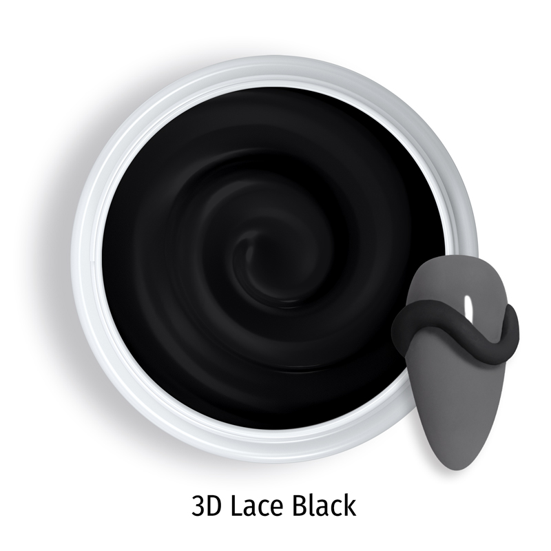 3D LACE BLACK