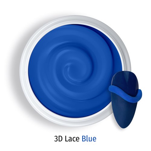 3D LACE BLUE