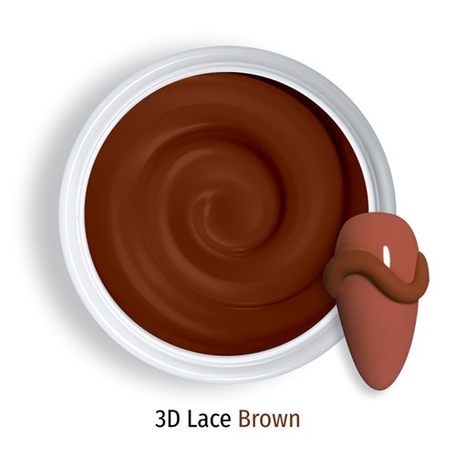 3D LACE BROWN