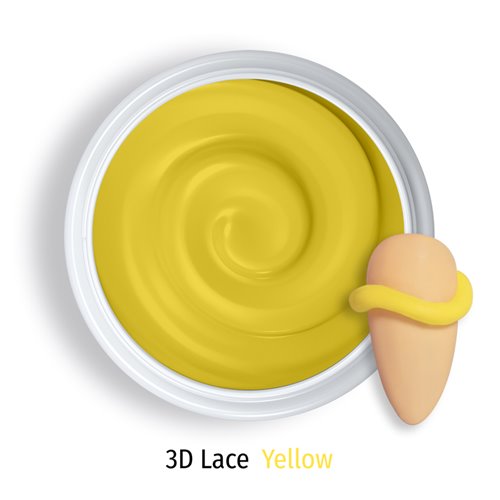 3D LACE YELLOW