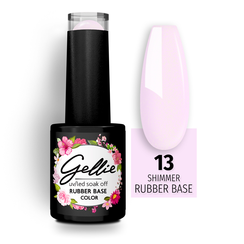 Gellie Rubber Base Shimmer Color 13