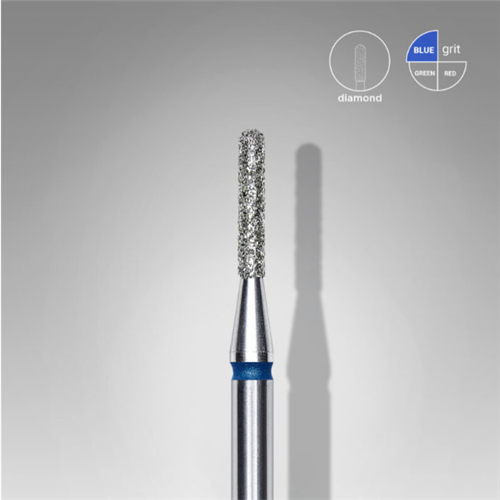 STALEKS DIAMOND NAIL DRILL BIT (CYLINDER BLUE 1,4mm10mm)