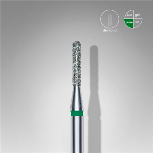 Staleks Diamond Nail Drill Bit (Cylinder Green 1,4Mm8Mm)