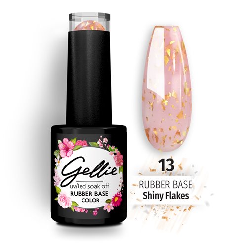 Gellie Rubber Base Shiny Flakes 13
